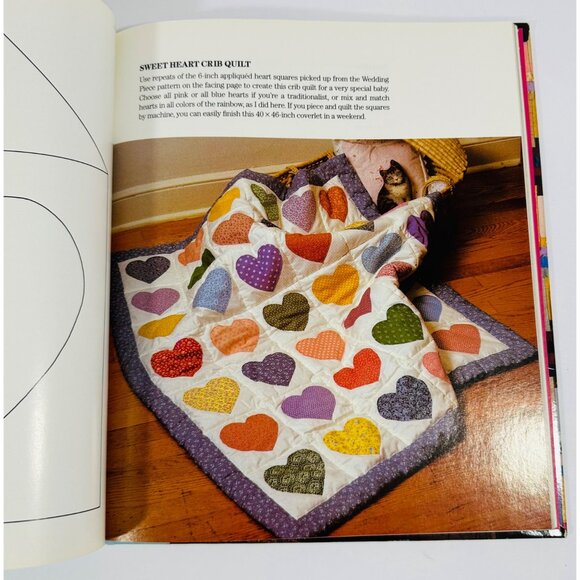 Romantic Patchwork & Quilting By Ciba Vaughan Hardcover 1989 Sewing & Craft Book - Picture 15 of 16